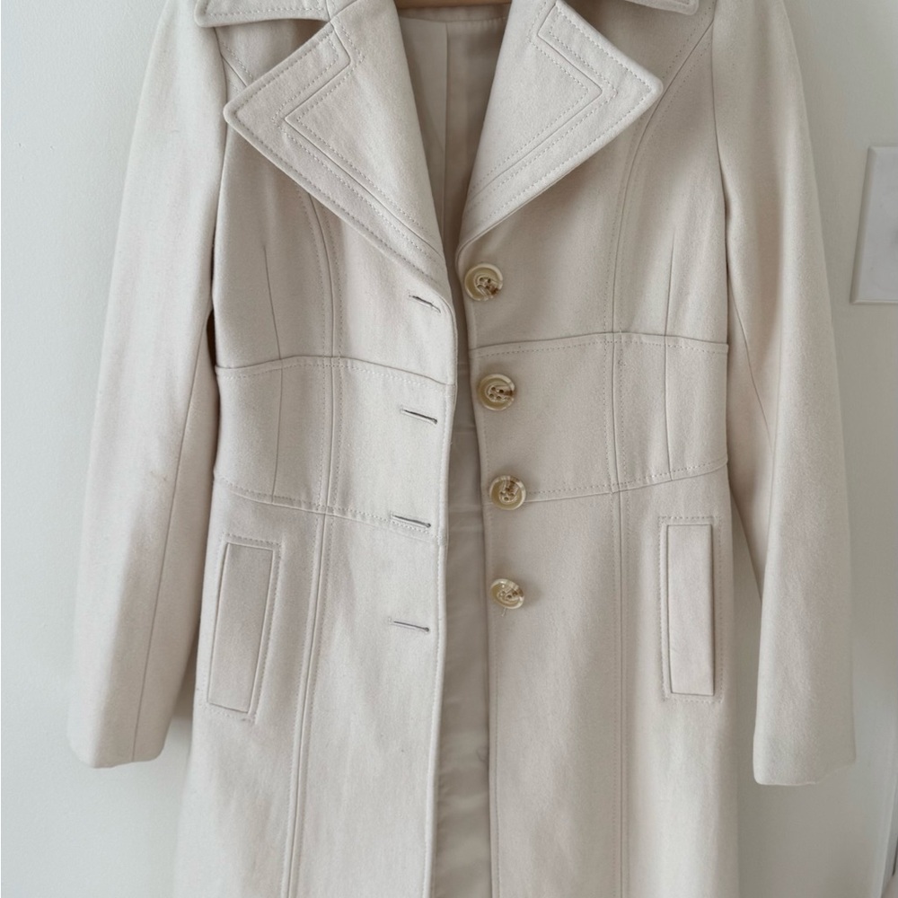 Nine West Cream Trench Coat